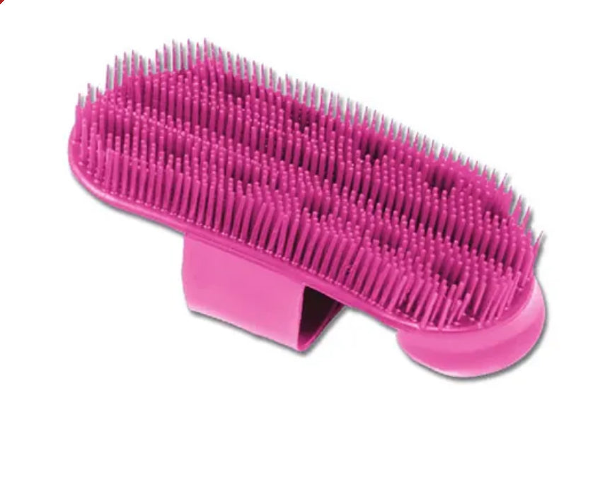 Plastic curry comb