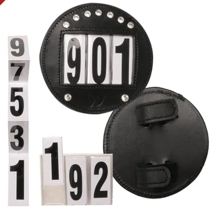 Waldhausen Black Leather Bridle Numbers