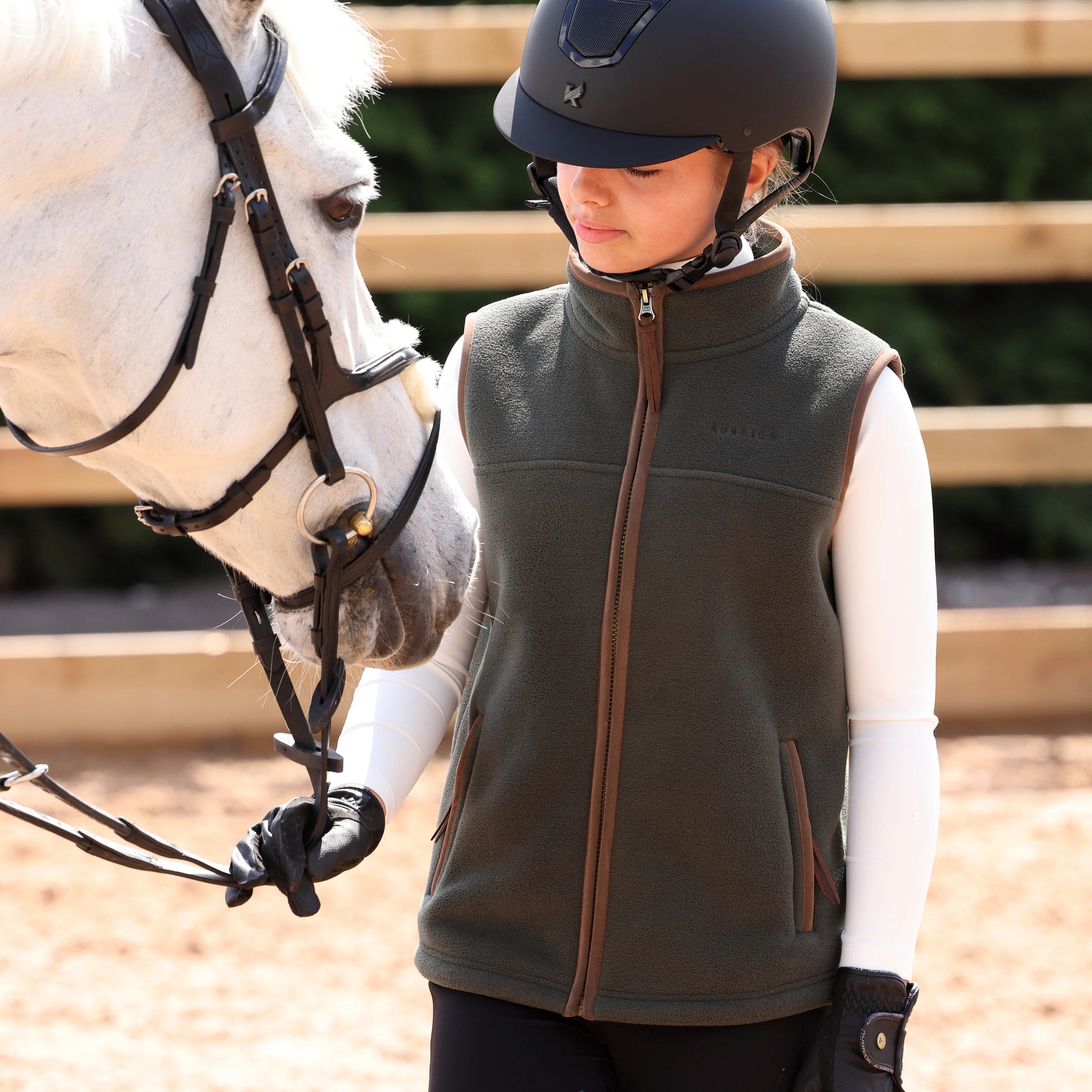 Aubrion Core Fleece Gilet - Young Rider